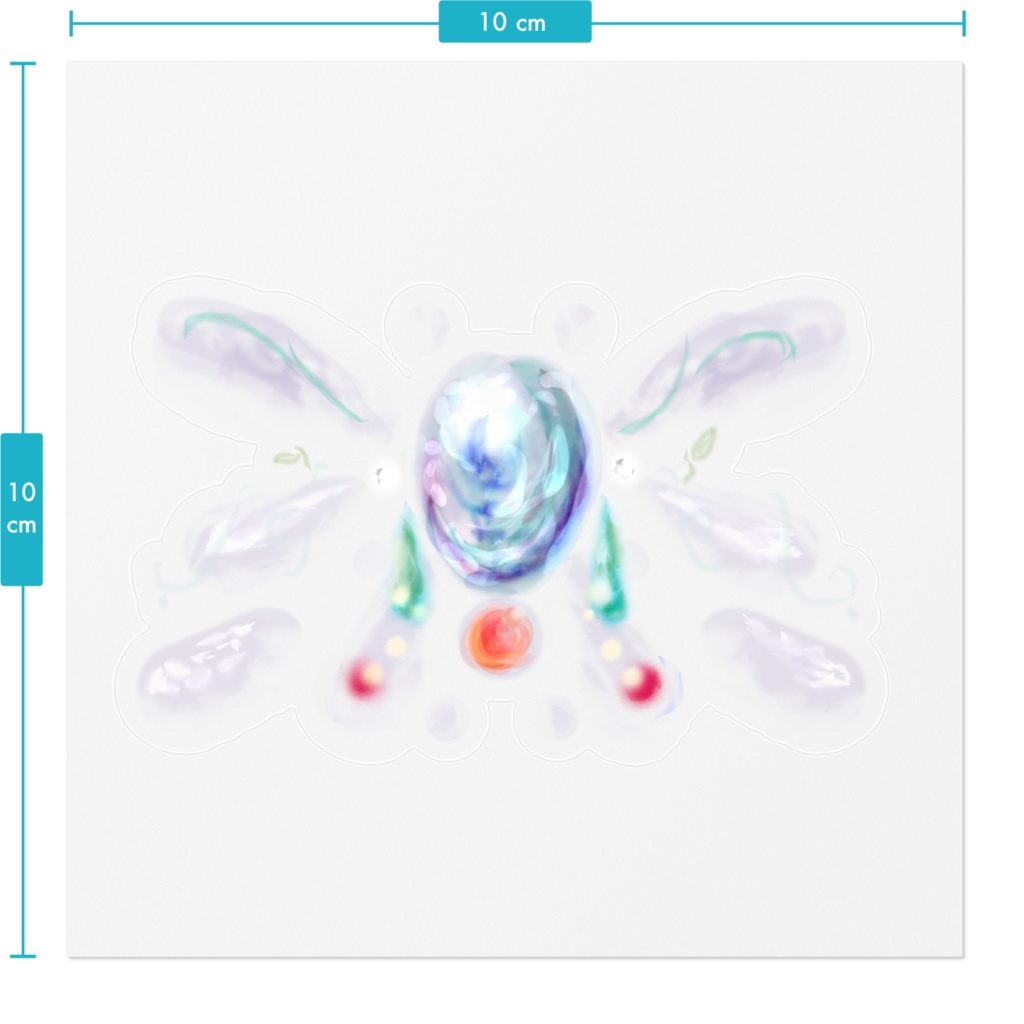 月の呼び声_三日月 ステッカー
