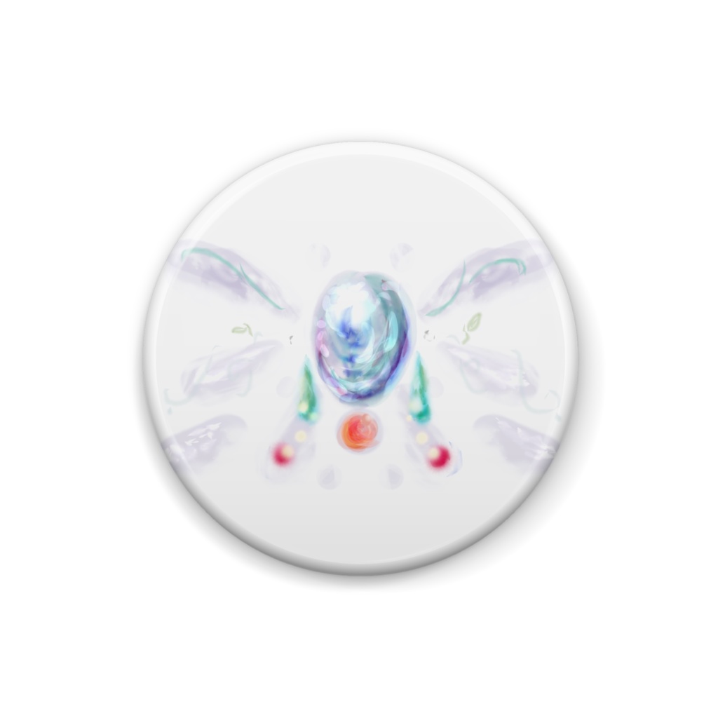 月の呼び声＿三日月　缶バッジ