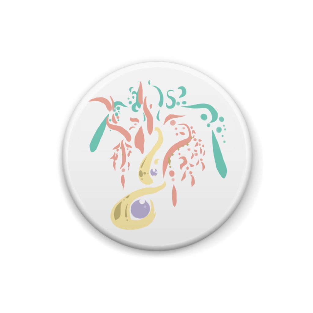 月の呼び声＿新月　缶バッジ