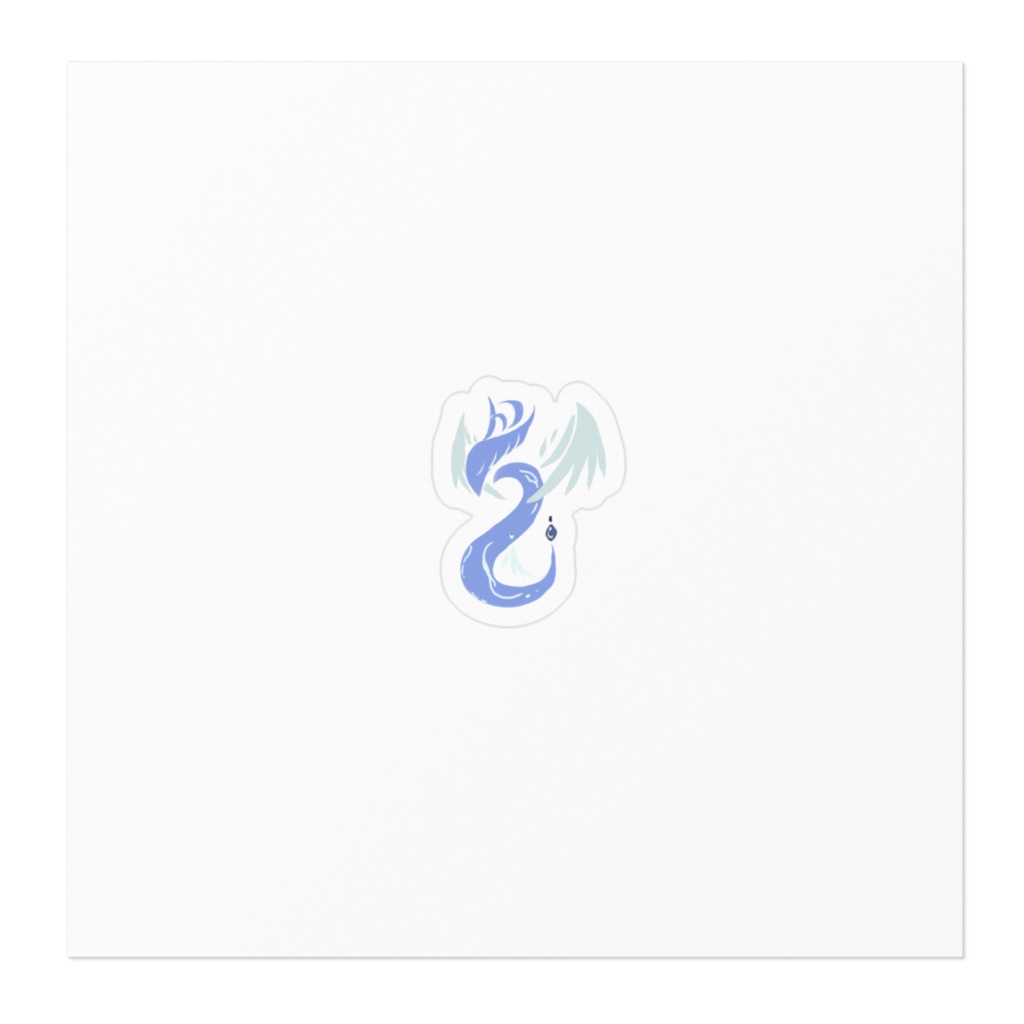 眠れる水底の翼竜のステッカー