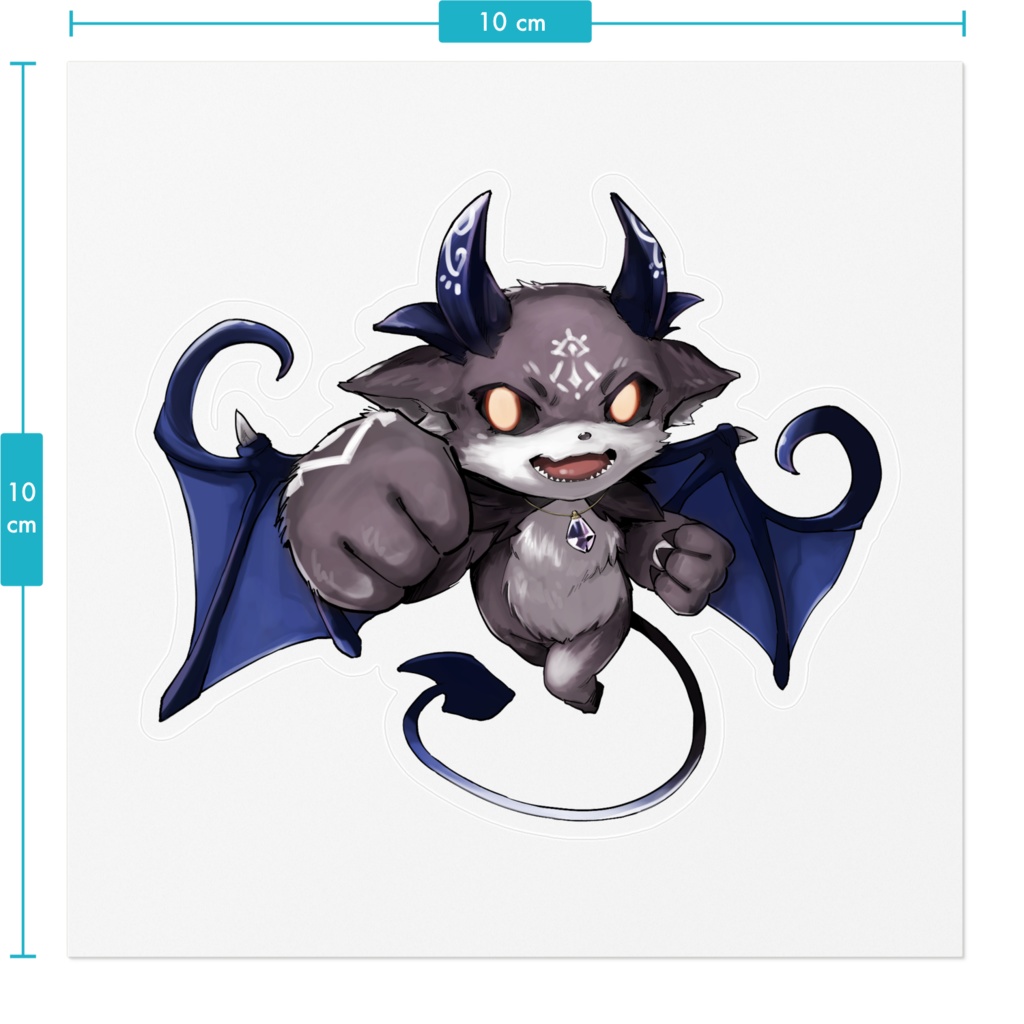 【にじさんじ】でびでび・でびる ステッカー【非公式】