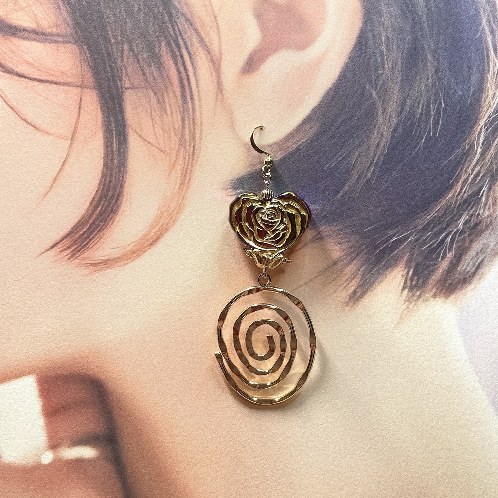 古い面の概念🌀🌀ピアス