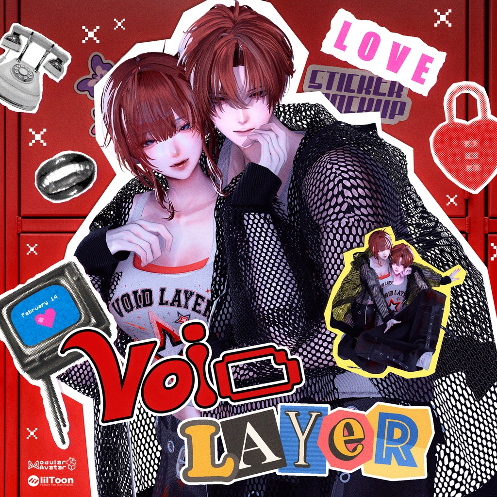 [14アバター対応] ꒰ঌ Void Layer ໒꒱