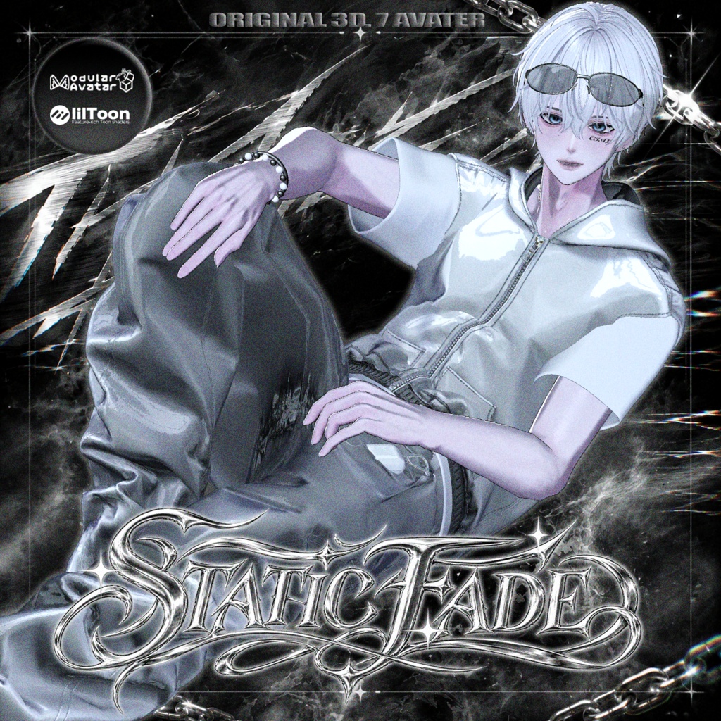>SALE EVENT <⚡︎⌁STATIC FADE ⌁⚡︎ [7アバター対応] 男性専用衣装