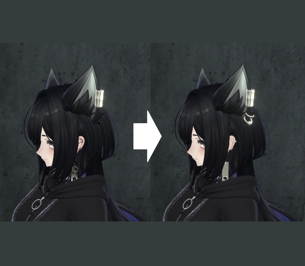 『 Lasyusha MA対応 』 ANIMAL EAR CUFF『 Free Size 』