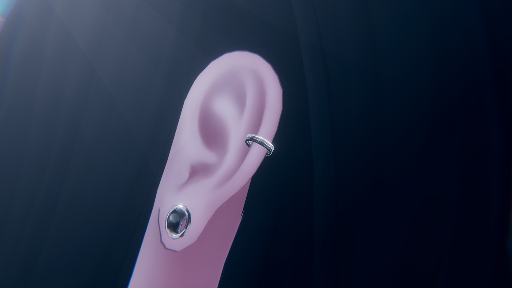 『 Free Size 』 3連リングイヤーカフ TRIPLE LING EAR CUFF『 Lasyusha MA対応 』