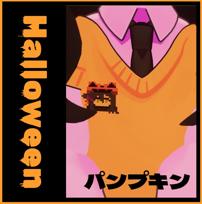 🎃ハロウィン風キプフェル似顔絵アクセサリー🎃Free Size