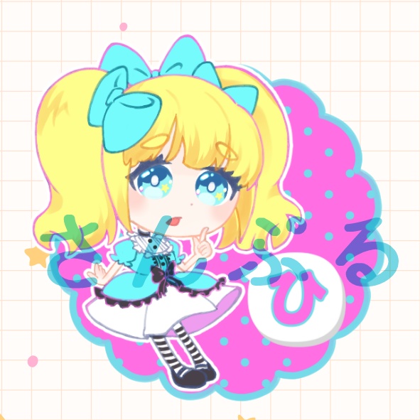 【C101】Chemical Cookieの右の子派か左の子派か主張できるアクキー「ひ」（犬見川 ユウ）