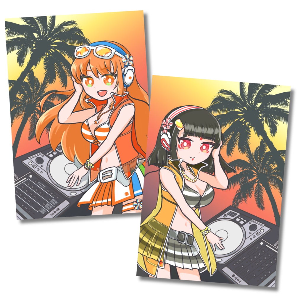 彩葉・理々奈ポストカードセット