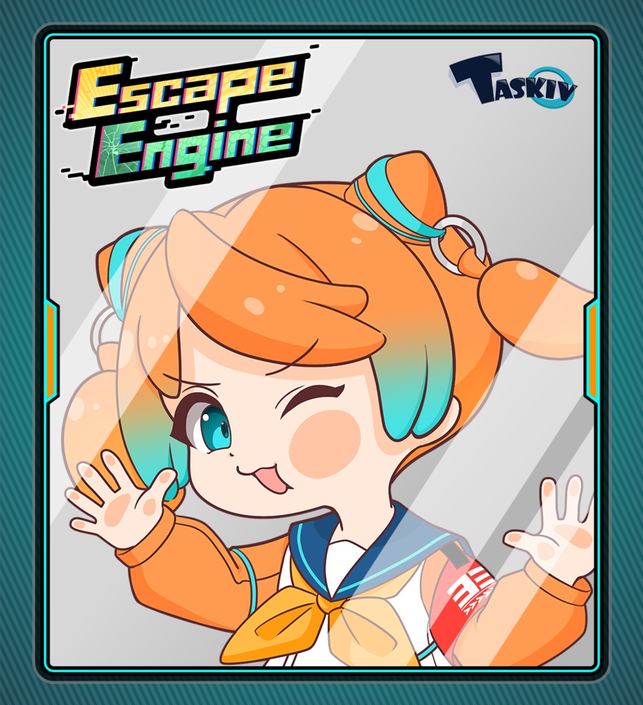 【受注生産】「Escape Engine」ハルカ アクリルキーホルダー