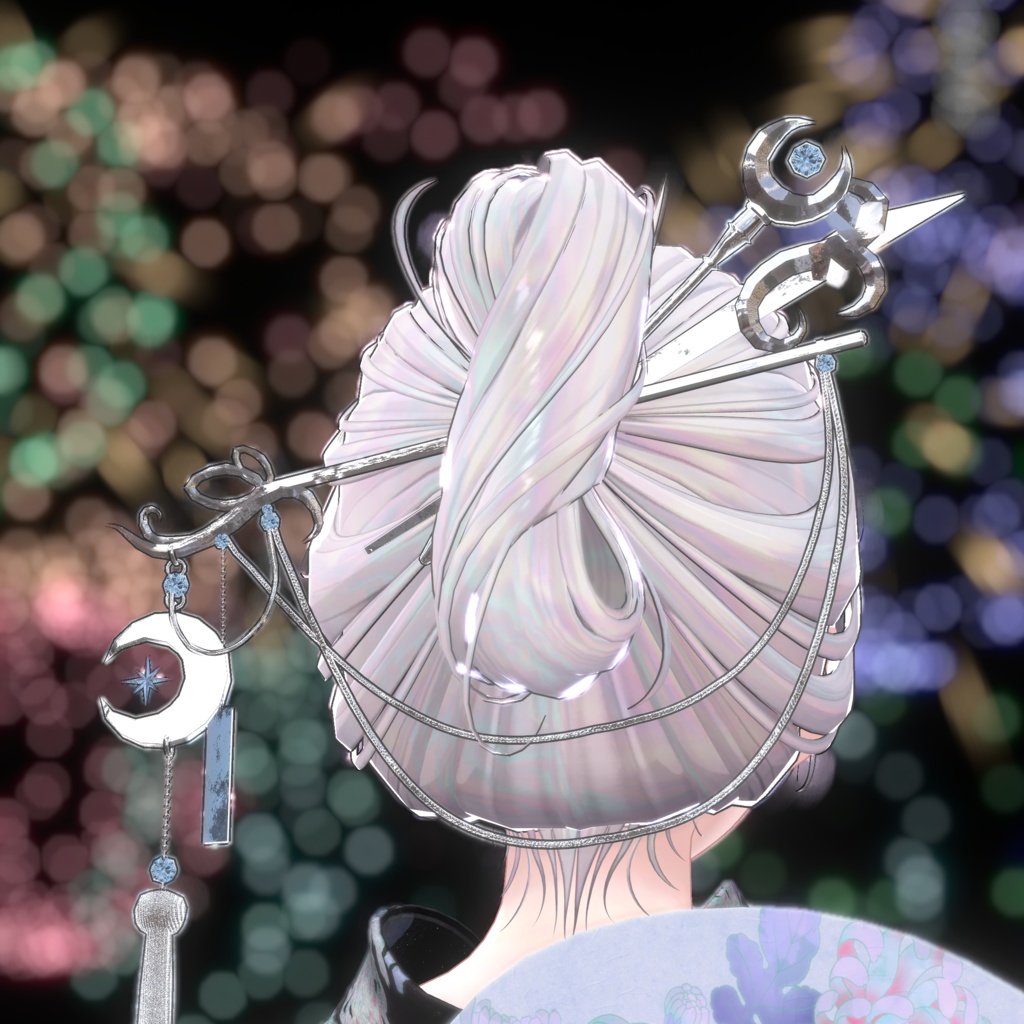 【✨セール中✨】月影結び【アップヘア向けアクセサリー】