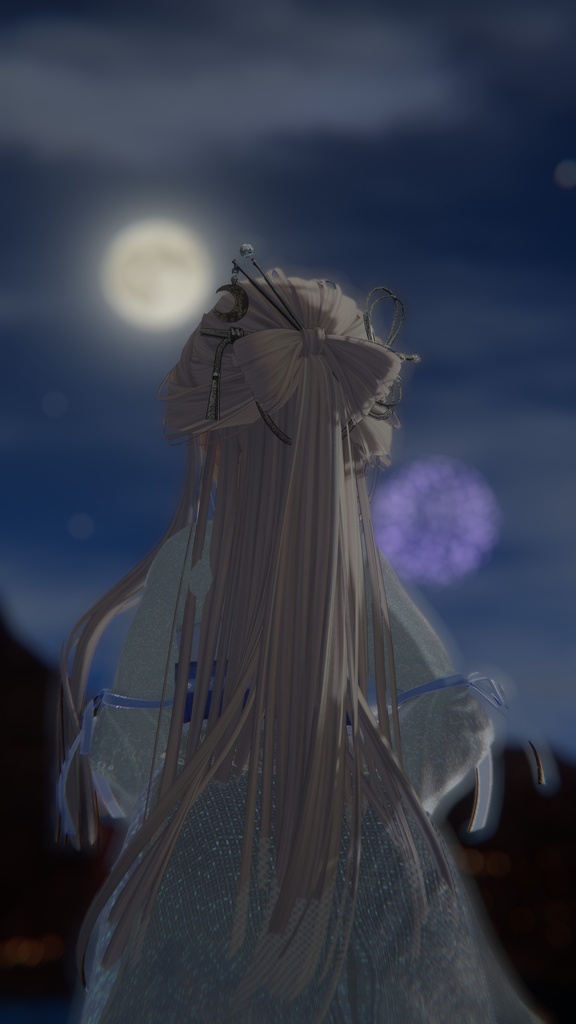 【✨セール中✨】月影結び【アップヘア向けアクセサリー】