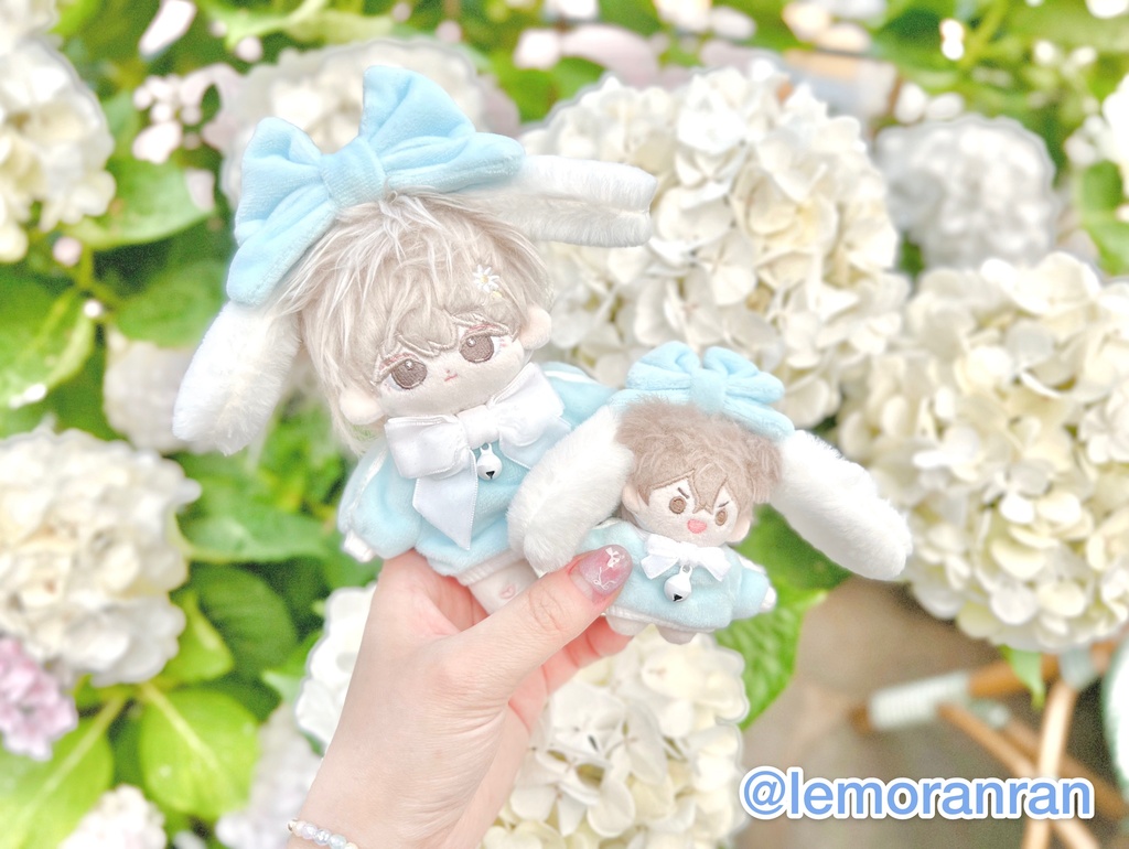 【10cmぬい服】Track Bunny（トラックバニー）🐰 うさ耳スウェットセット