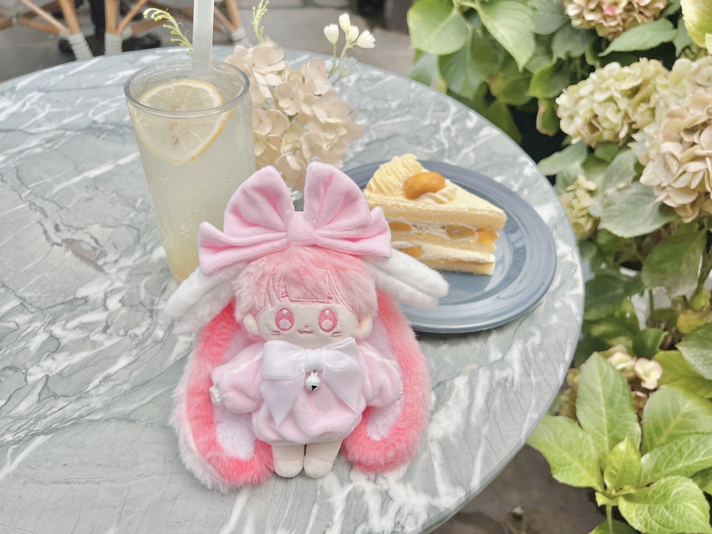 【10cmぬい服】Track Bunny(トラックバニー)🐰 うさ耳スウェットセット