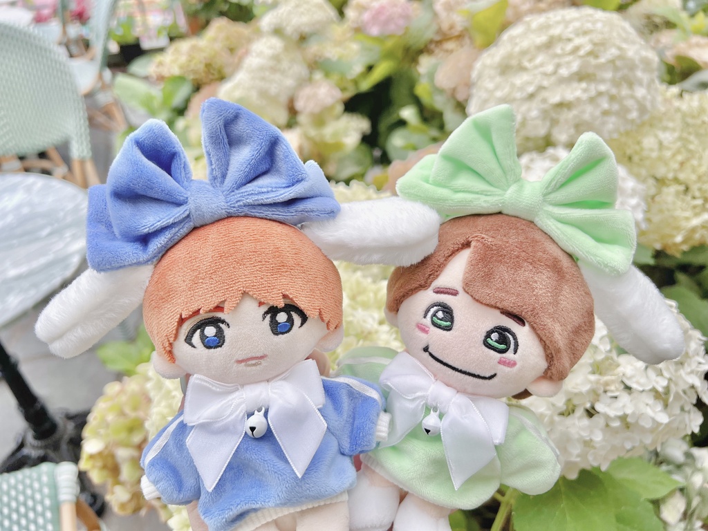 【10cmぬい服】Track Bunny(トラックバニー)🐰 うさ耳スウェットセット