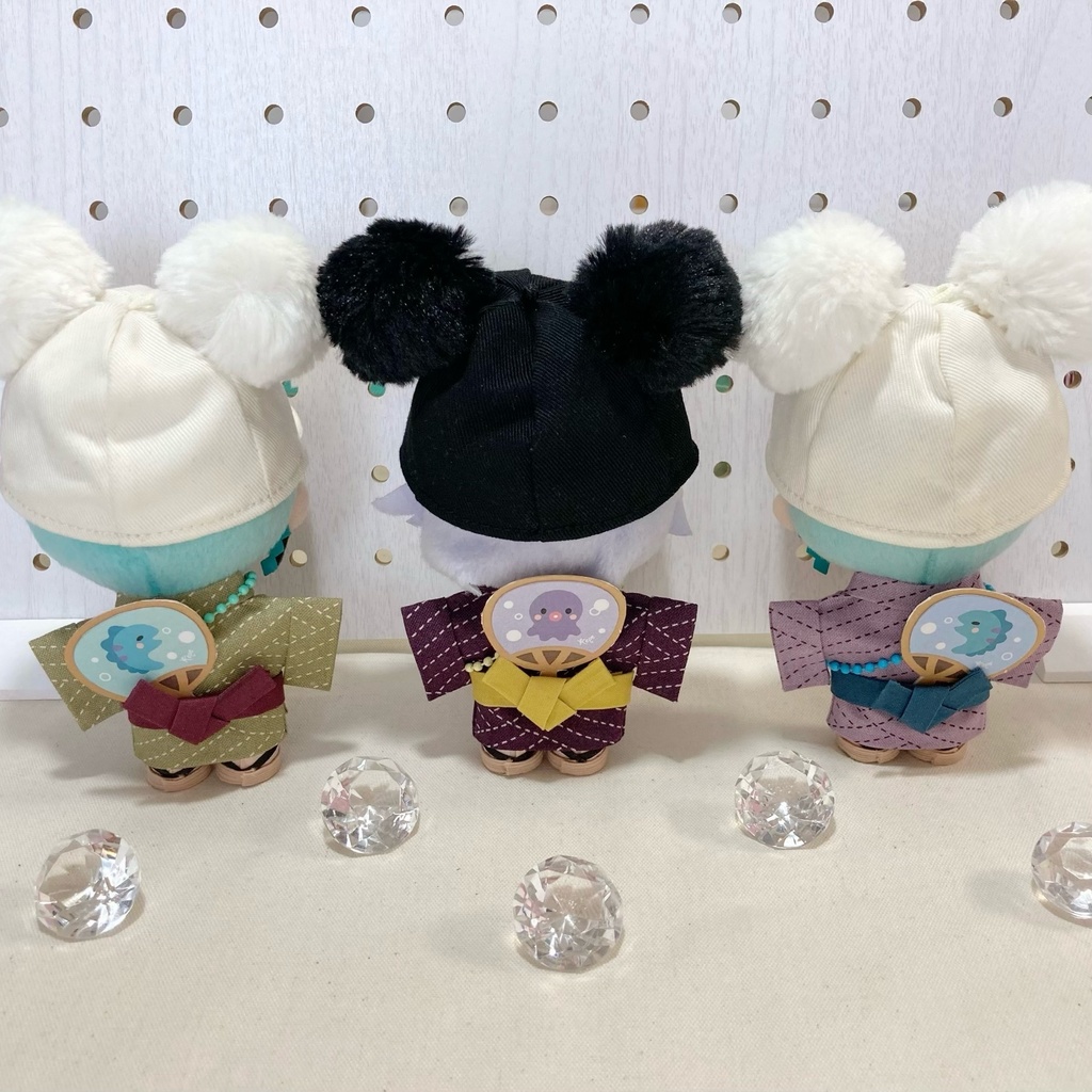 【ぬい服】10cmマスコット用 浴衣(着物)セット
