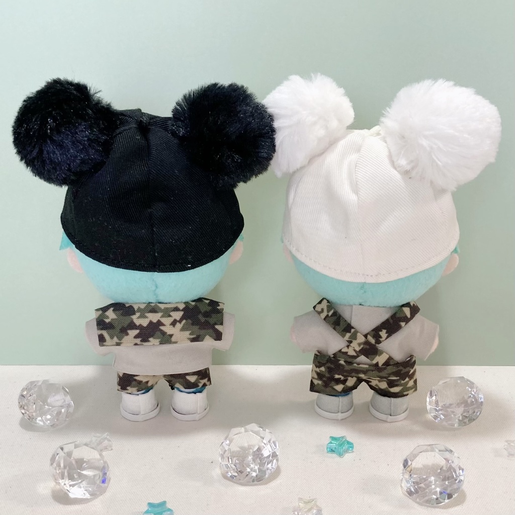 【ぬい服】10cmマスコット用 お揃いコーデセット(迷彩柄)