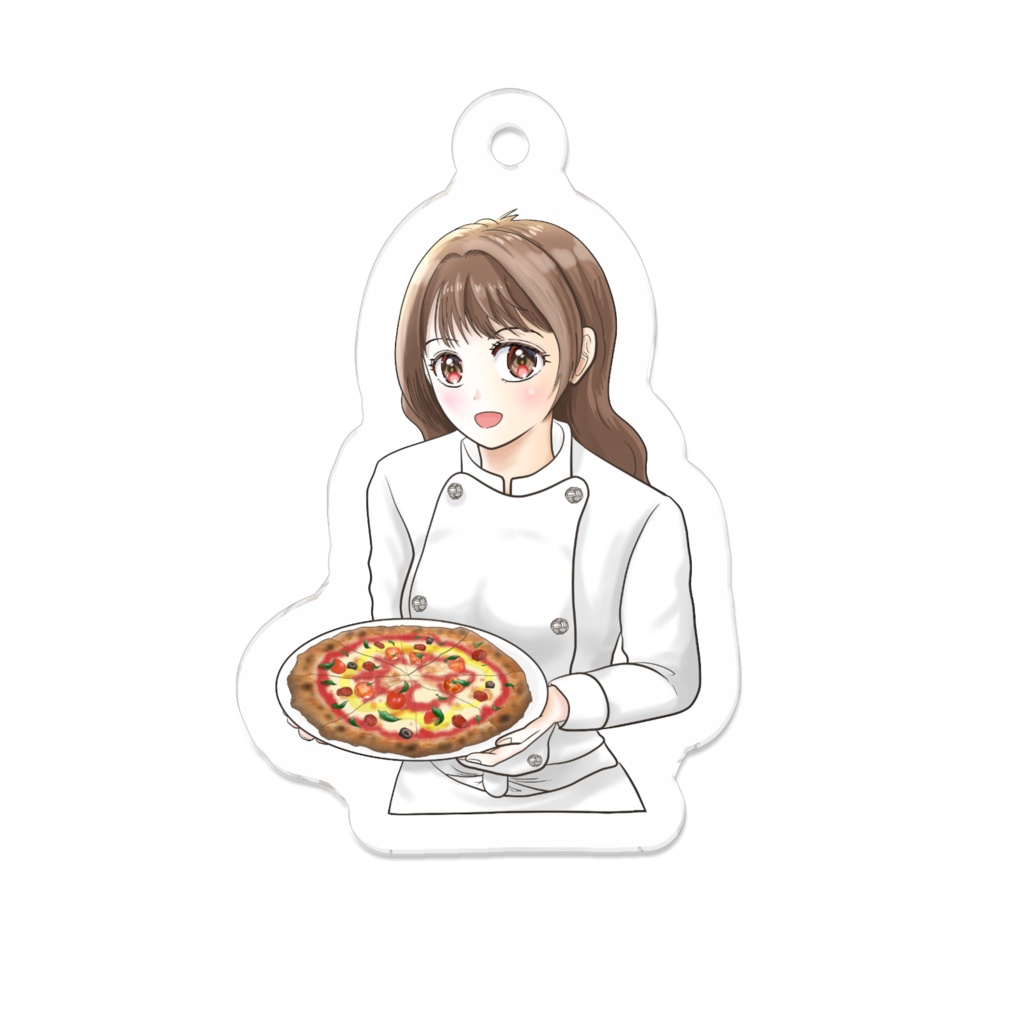 糖質オフっCIAO!杏奈アクリルキーホルダー