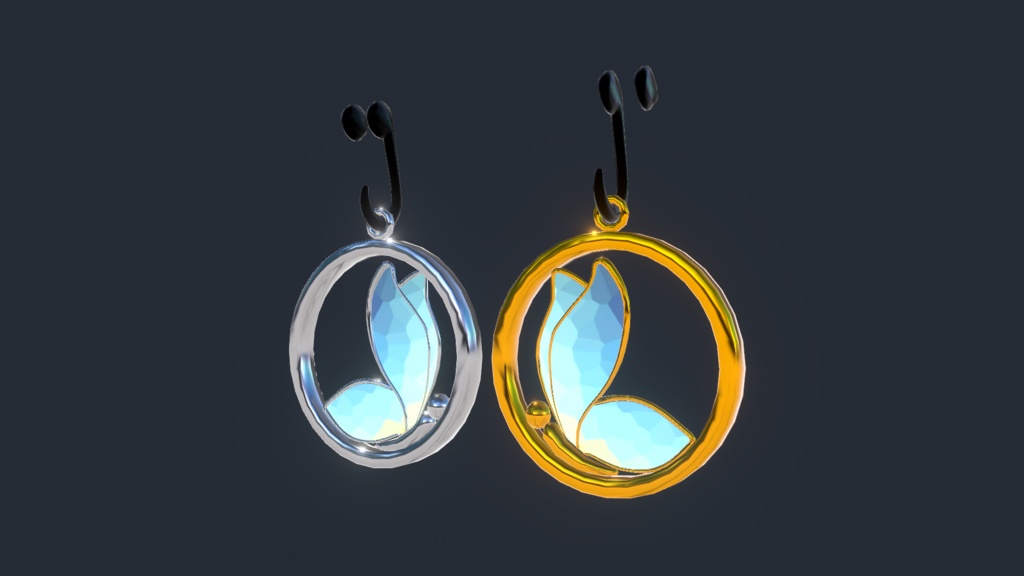 Butterfly Earrings Smooth