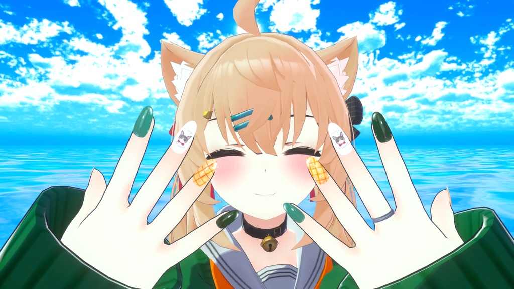 【セフィラ・カリン・ファルリア対応】メロンパンネイル《MDollnail対応》