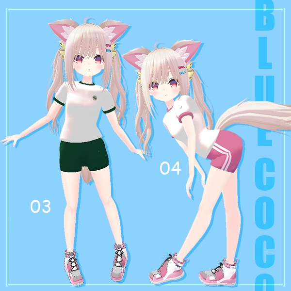 【ファルリア対応】いつもの体操着【vrchat想定】