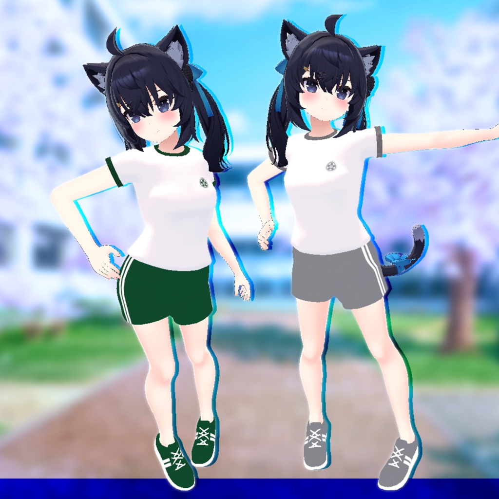 【セフィラ・リアアリス・シアン対応】いつもの体操着★星のスニーカー付