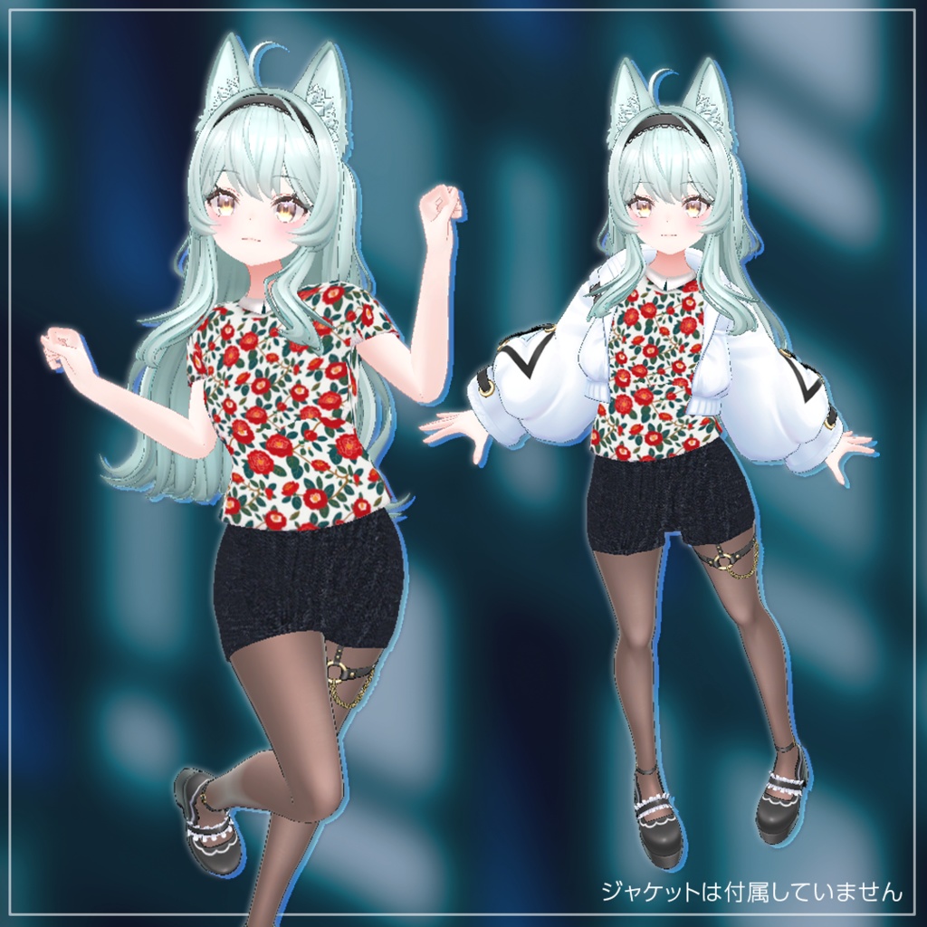 【ギズモ対応】パターンTシャツ -デニムスタイル