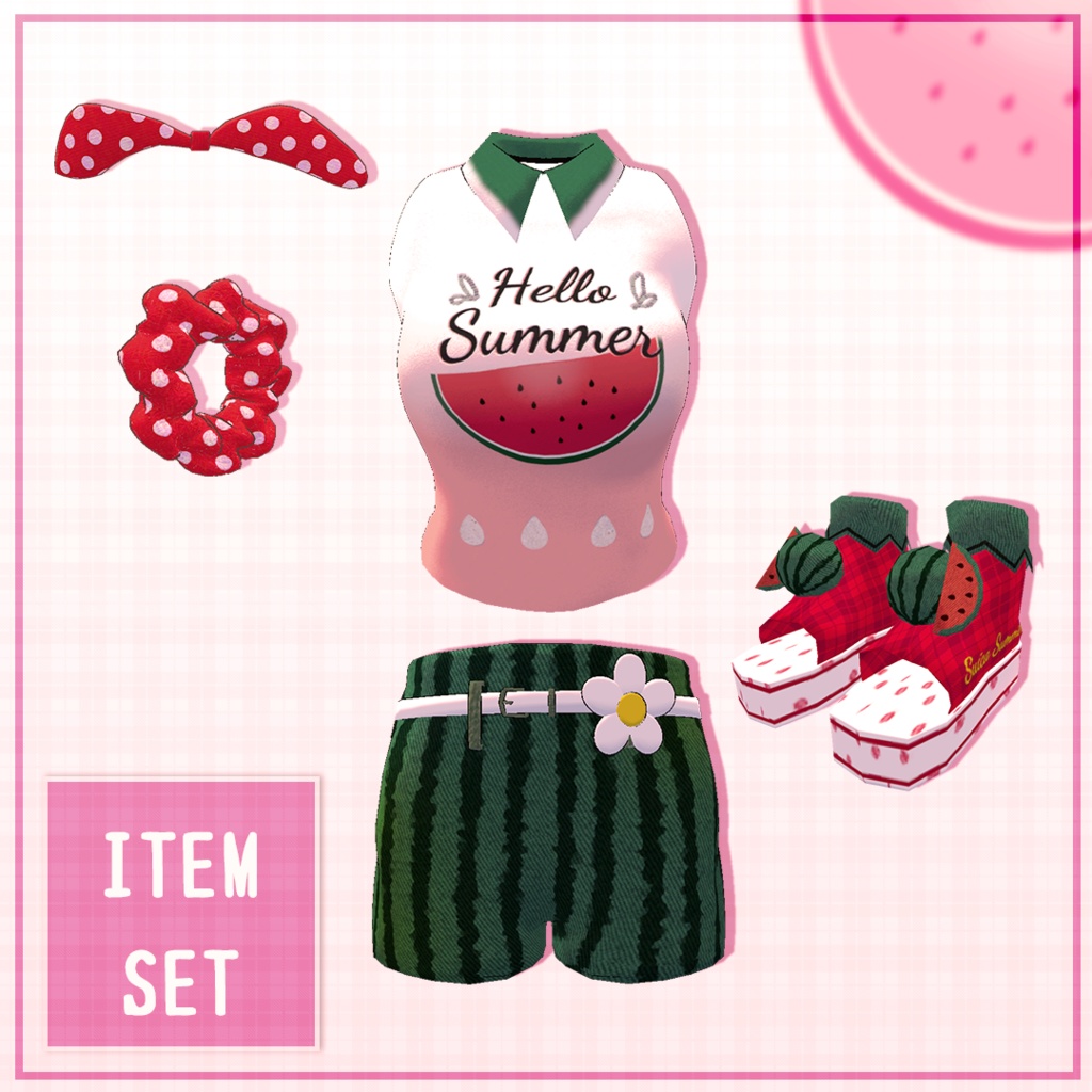 【ヌーヴェル対応】Suica Summer【VRChat想定】