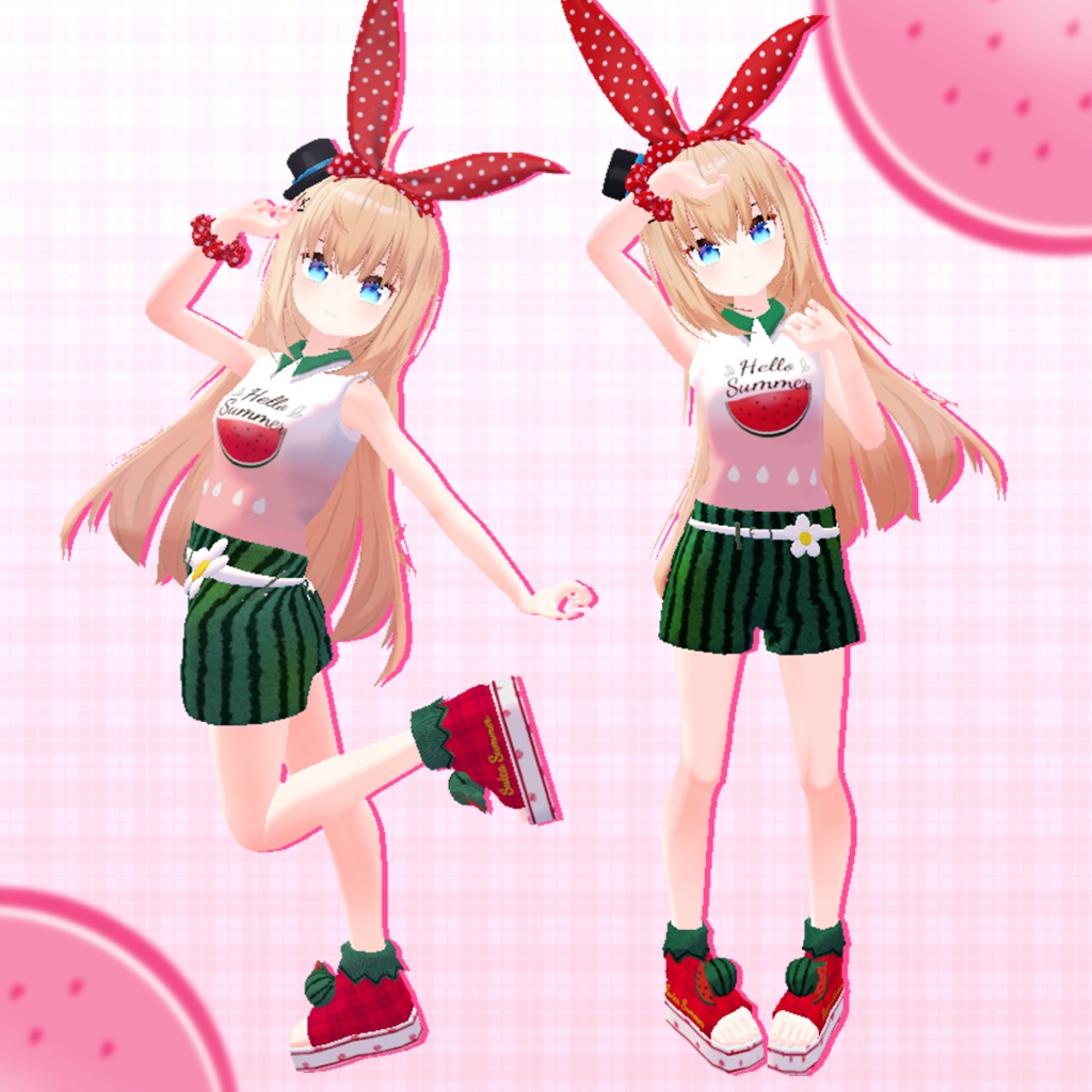 【リアアリス対応】Suica Summer【VRChat想定】