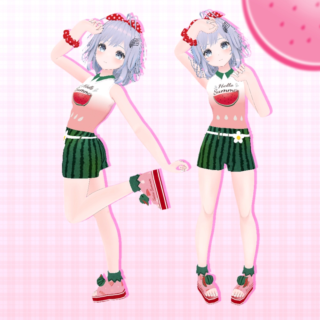 【セラフィナ対応】SuicaSummer【physbone対応】