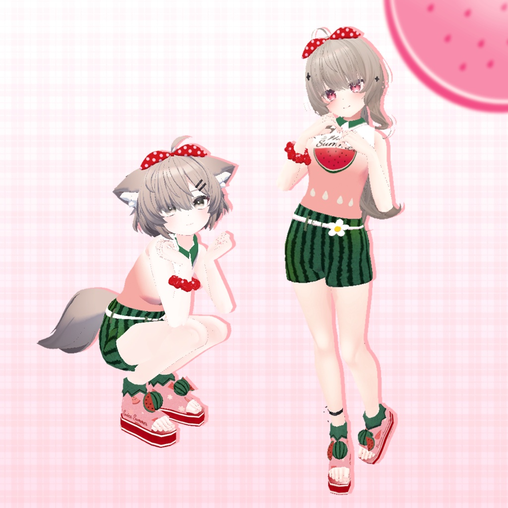 【真冬・シアン対応】SuicaSummer【physbone対応】