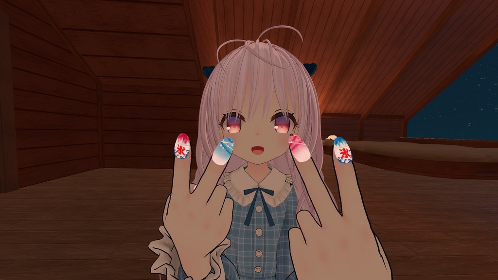 【MDollnail対応】なつまつり|ネイルテクスチャ