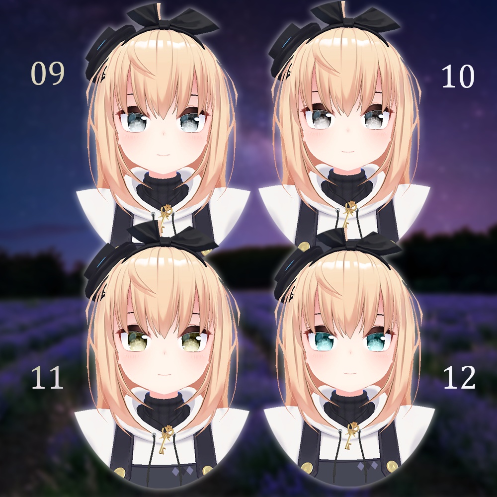 【リアアリス】アイテクスチャ-宝石【エミッションマスク入り】