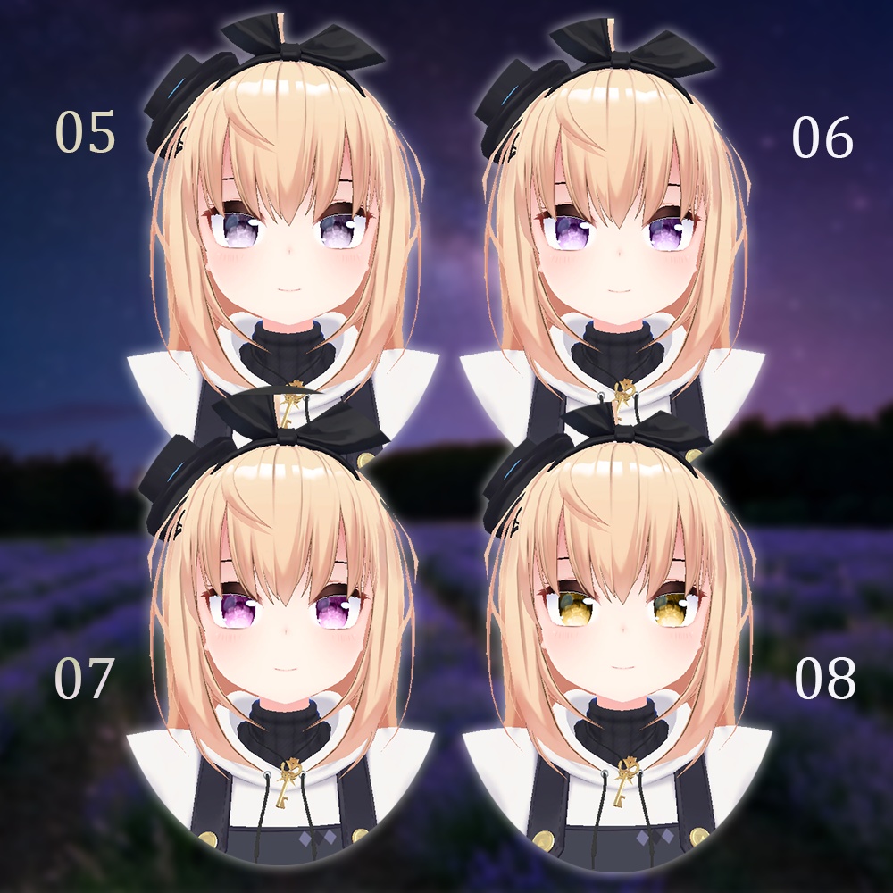 【リアアリス】アイテクスチャ-宝石【エミッションマスク入り】