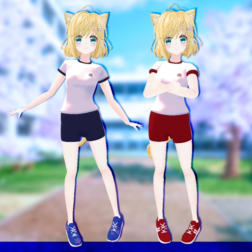 【メイミー対応】いつもの体操着【星のスニーカー付】