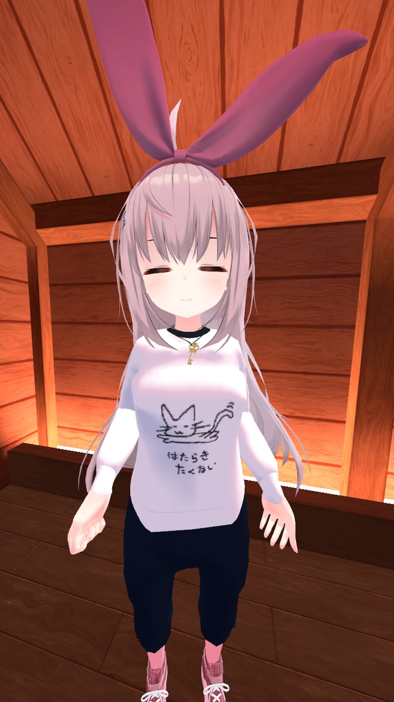 【リアアリス対応】はたらき-たくないスウェット【VRChat想定】