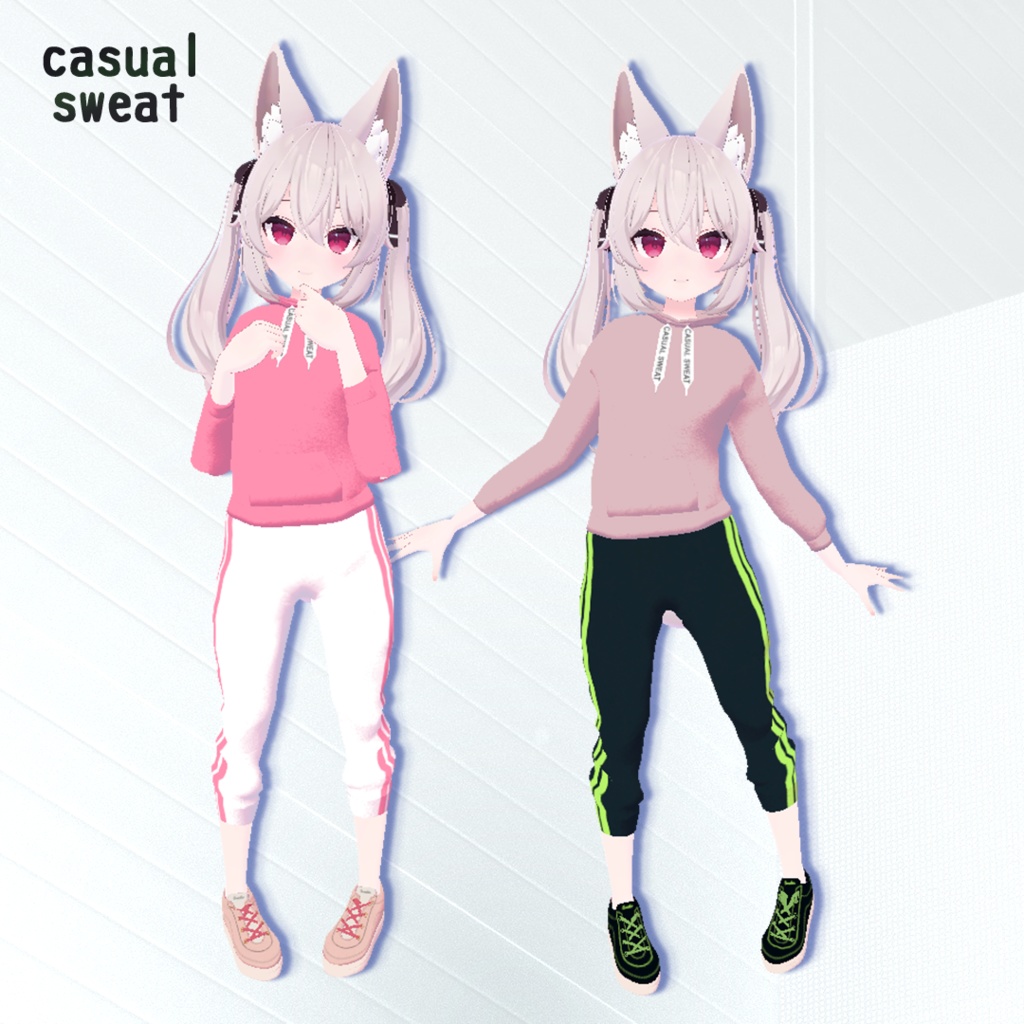 【9アバター対応】Casual-Sweat【physbone対応】