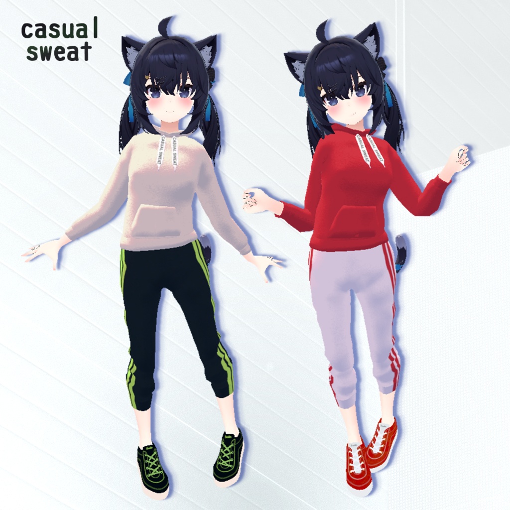 【9アバター対応】Casual-Sweat【physbone対応】