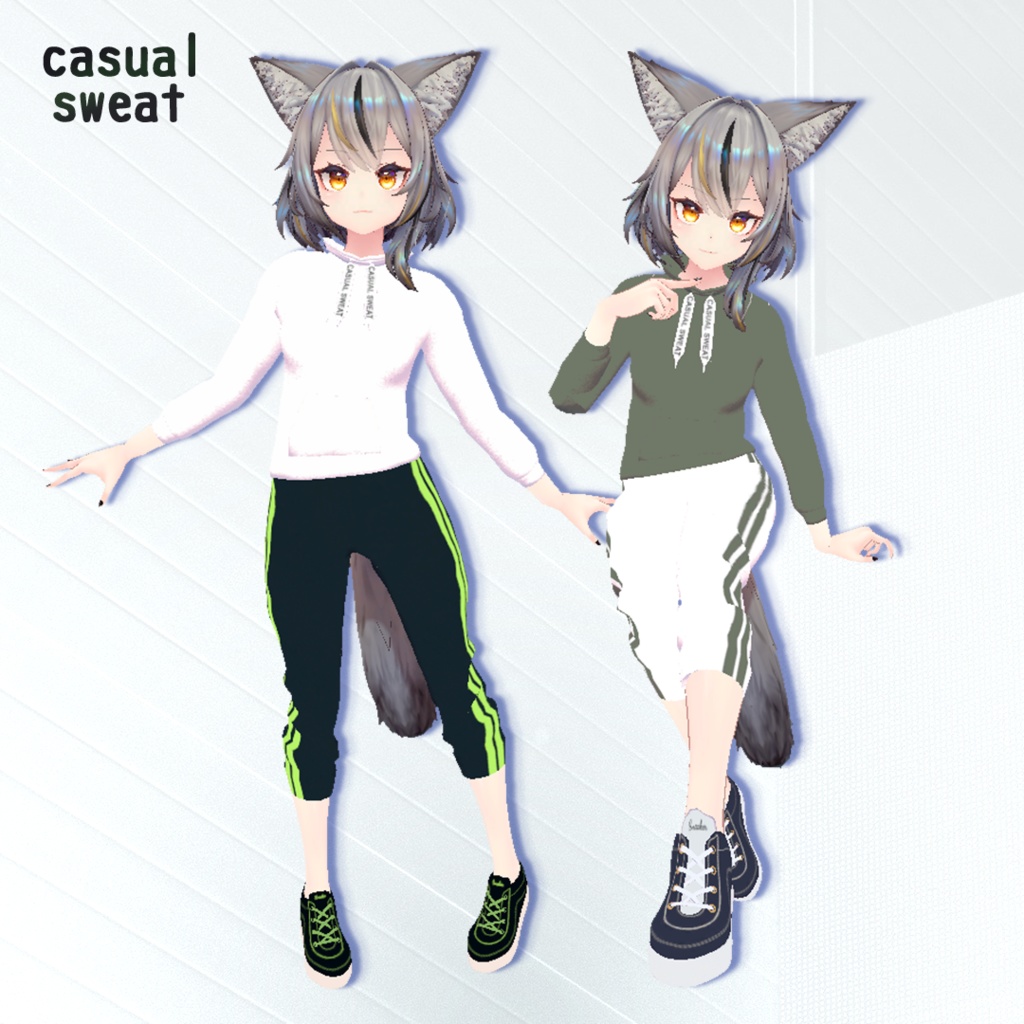 【9アバター対応】Casual-Sweat【physbone対応】