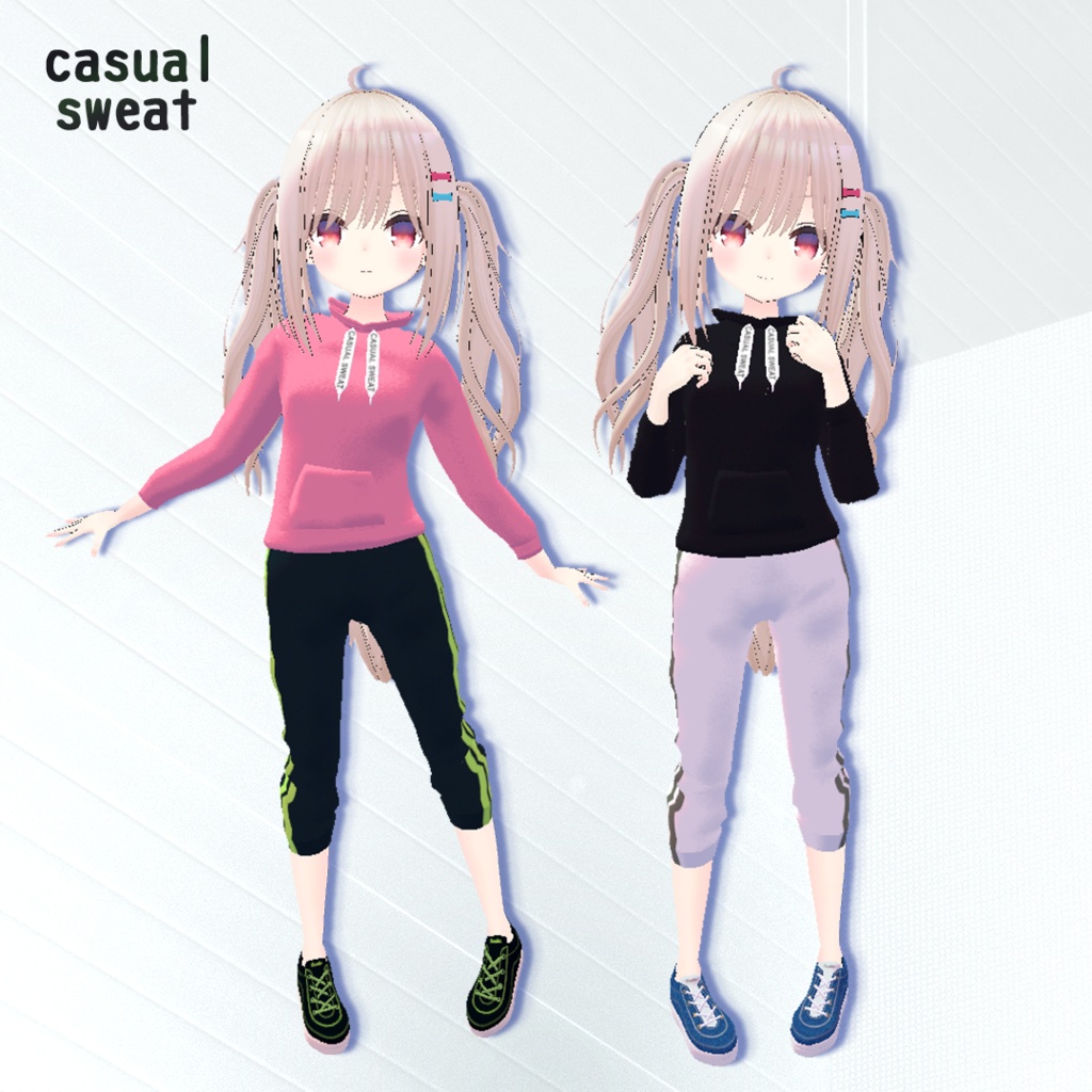 【9アバター対応】Casual-Sweat【physbone対応】