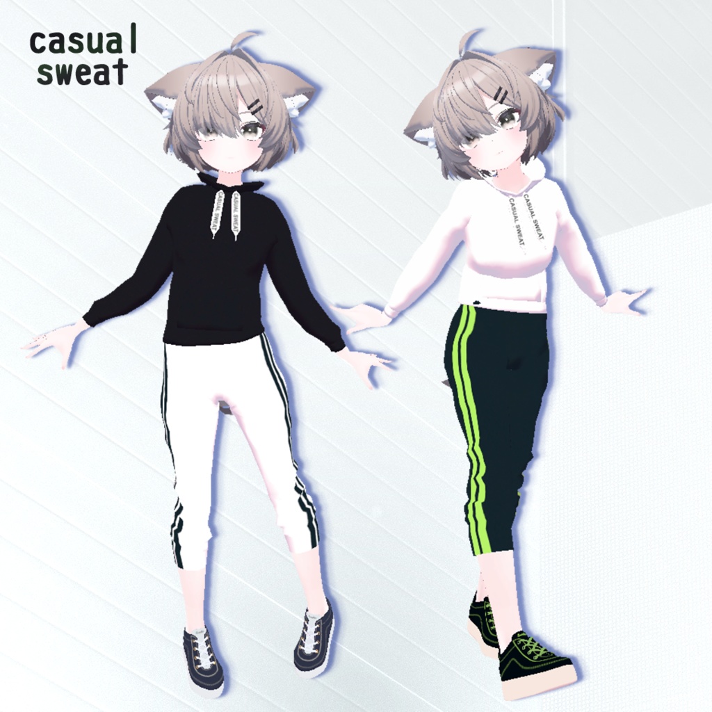 【9アバター対応】Casual-Sweat【physbone対応】