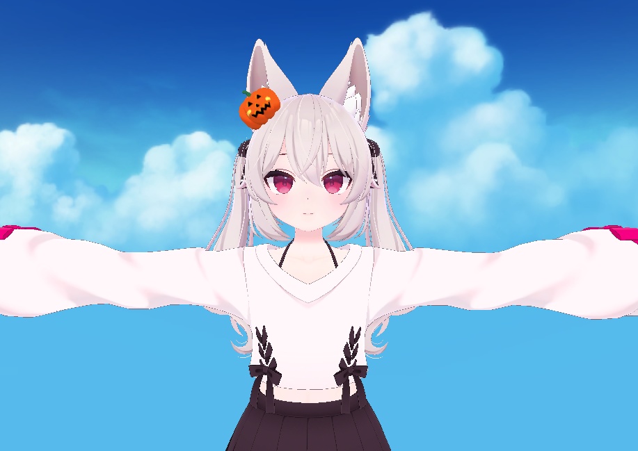 【無料】のび~るハロウィンますこっと【physbone対応】