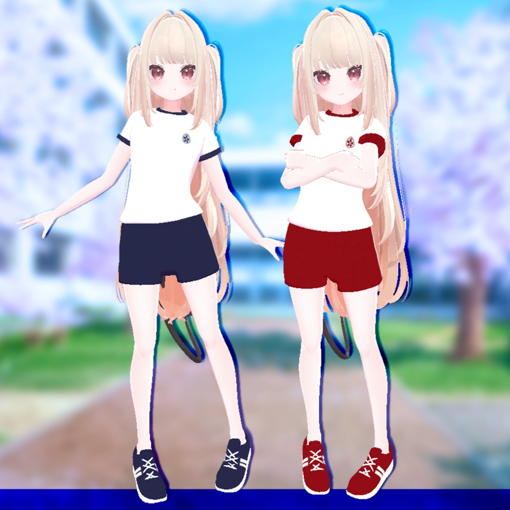 【りりか対応】いつもの体操着【星のスニーカー付】