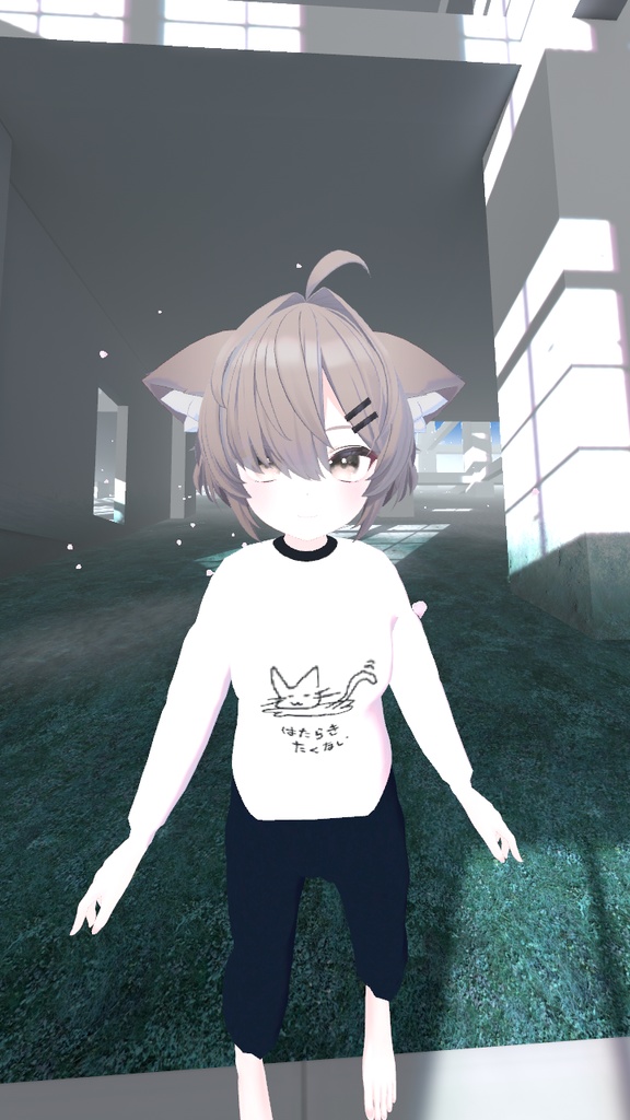 【真冬・シアン対応】はたらき-たくないスウェット【VRChat想定】