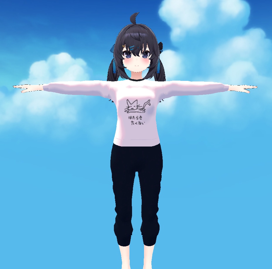 【セフィラ対応】はたらき-たくないスウェット【VRChat想定】