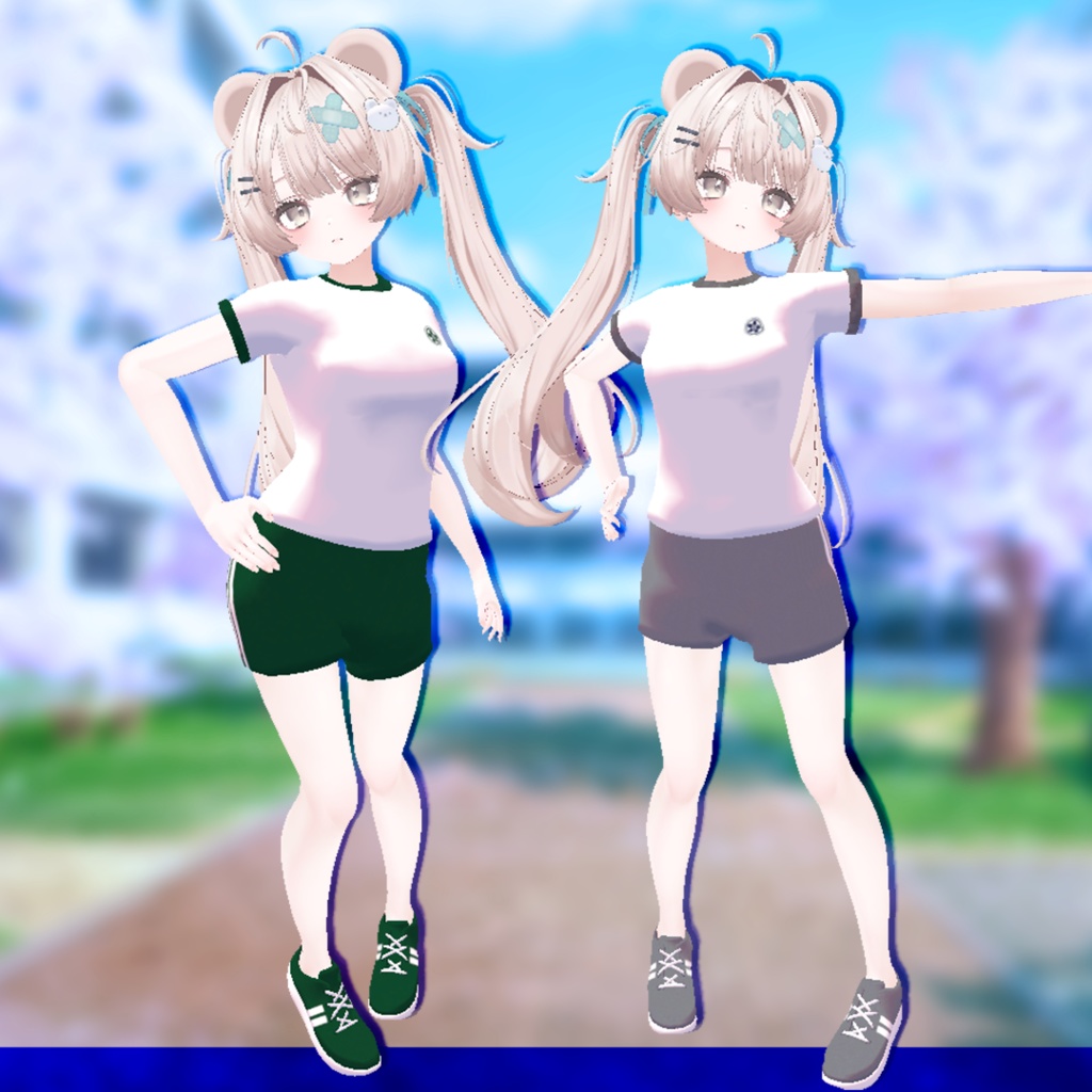 【ミルフィ対応】いつもの体操着【星のスニーカー付】