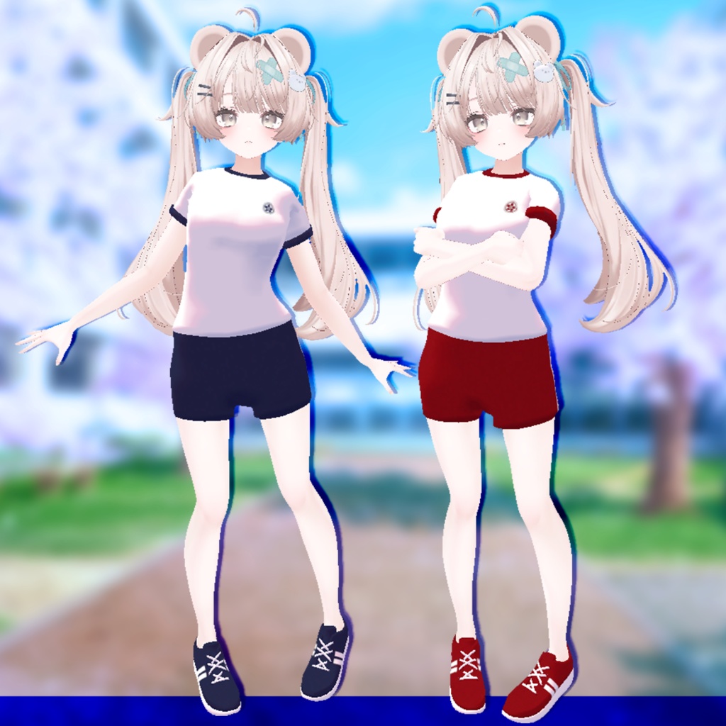 【ミルフィ対応】いつもの体操着【星のスニーカー付】