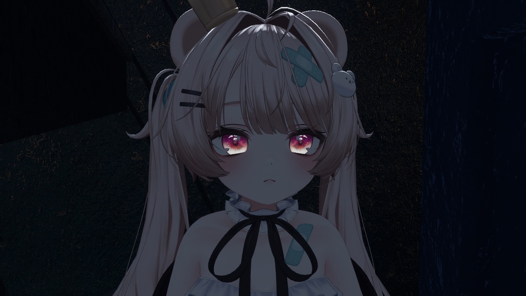 【ミルフィ】アイテクスチャ-Flower|エミッションマスク入り