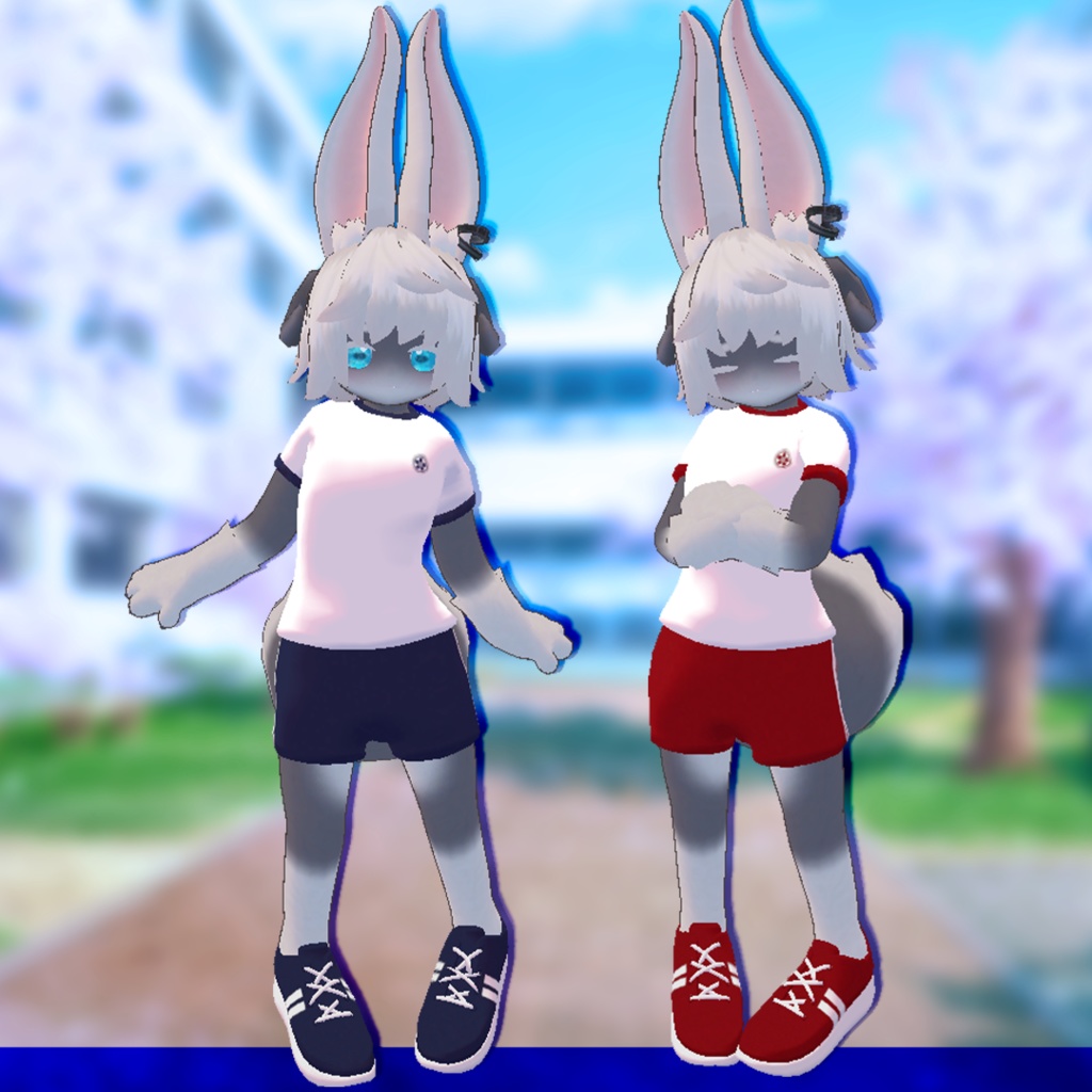 【ウーシア対応】いつもの体操着【星のスニーカー付】