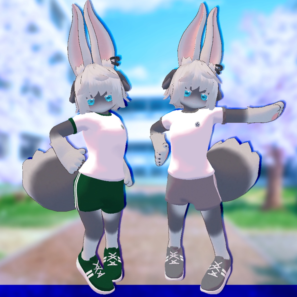 【ウーシア対応】いつもの体操着【星のスニーカー付】